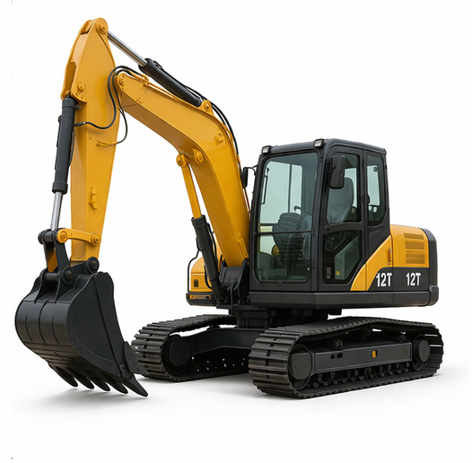 Medium excavator 12 ton for rent